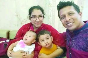 মৃত্যুর আগে আজাদের স্ত্রী ও সন্তান